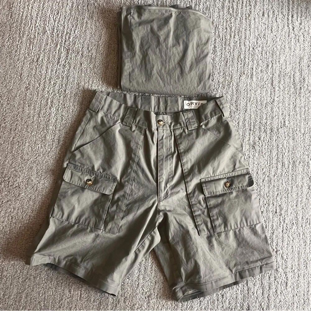 Orvis Convertible Hiking Pants Olive Green Men’s size 32